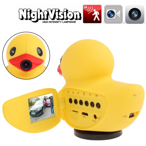 Rubber Duck Style 5.0 Mega Pixels Full HD 1080P Multifunction Car Black Box / Video Recorder with 1.5 inch LCD Screen & Ultra Wi - Click Image to Close